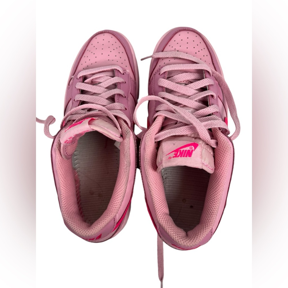 Nike Dunk Low Triple Pink DH9765-600 Womens 8 Sneaker Shoes Running Casual - Picture 10 of 16